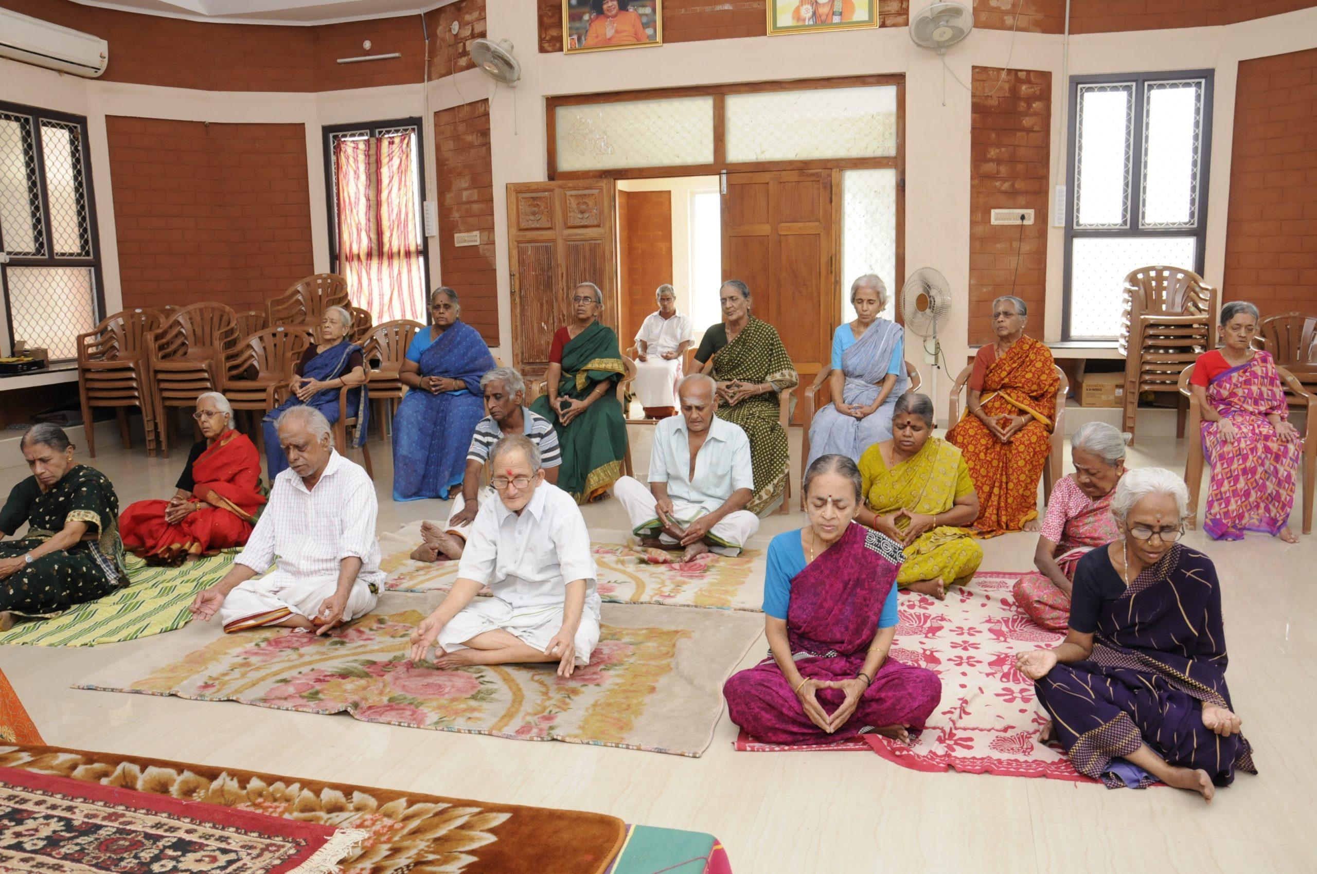 Morning yoga and activities